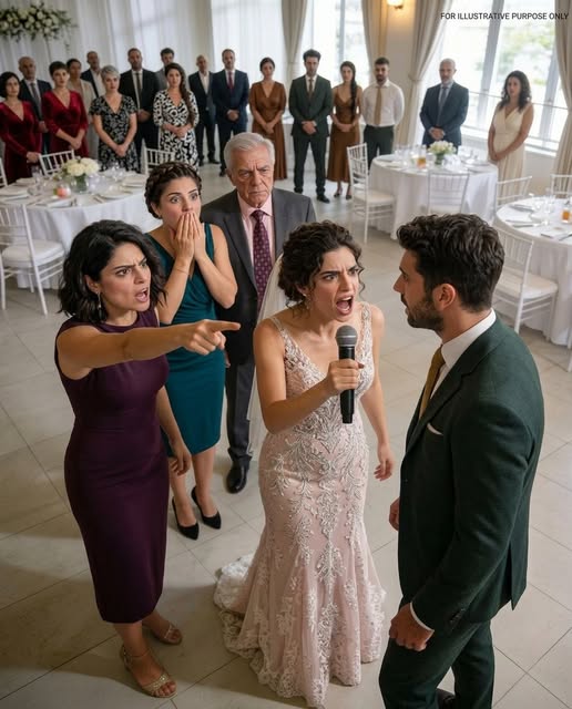 “Before this wedding begins… there’s something everyone here needs to hear.”