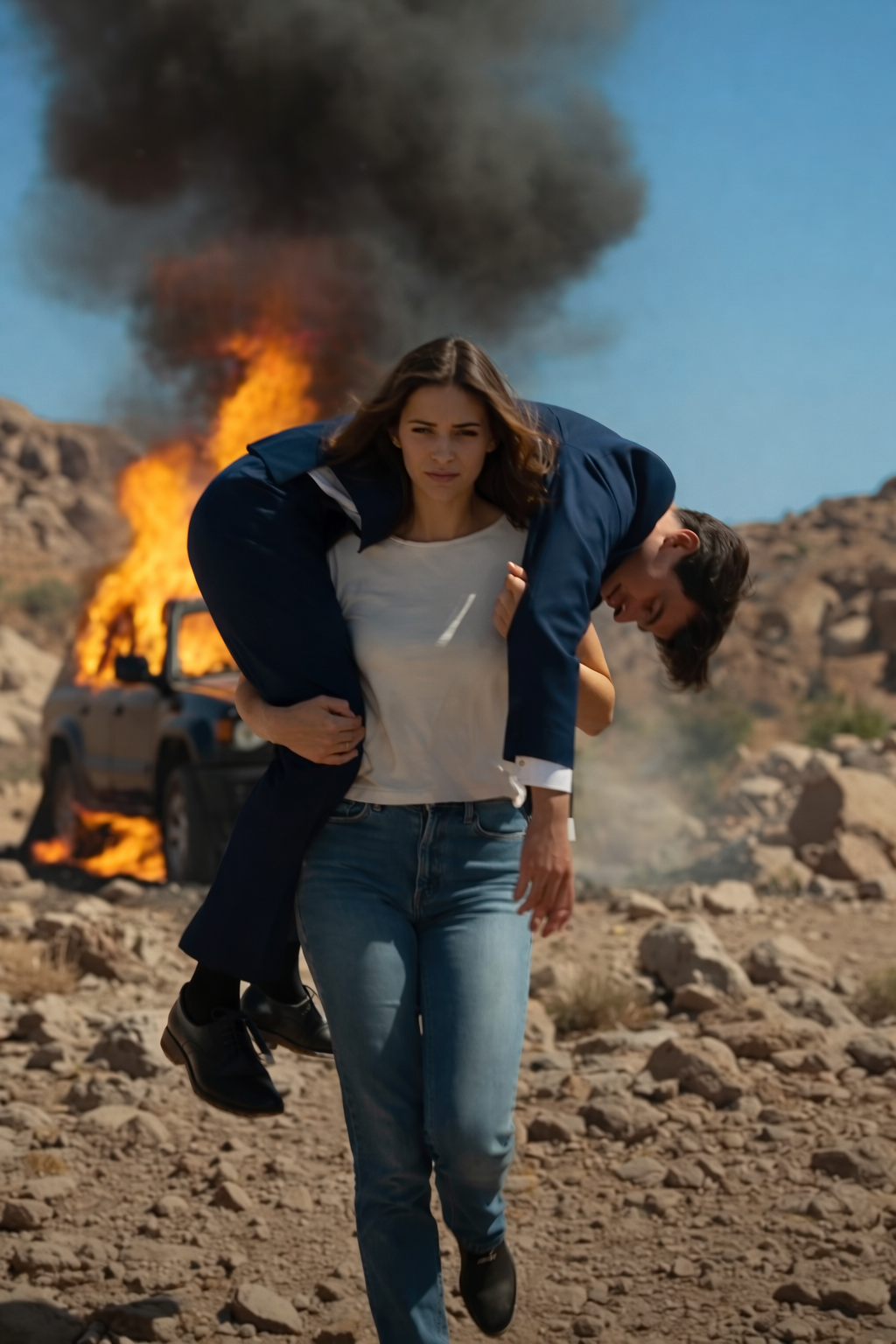 She Pulled Him From a Burning Car — Not Knowing She Had Just Saved the Man a Billionaires’ Conspiracy Wanted Dead
