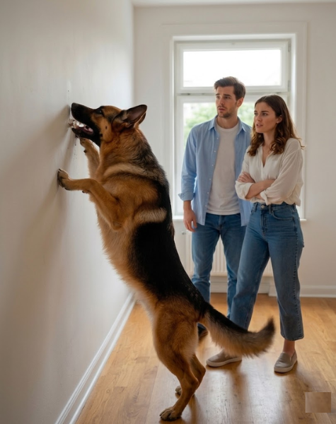 The Dog Wouldn’t Stop Growling at the Wall… Until They Broke It Open and Found the Secret