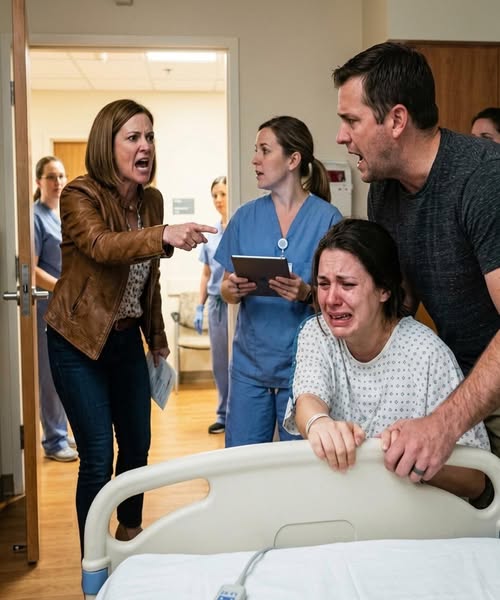 And Hannah, in the middle of labor, realized the moment she had dreaded had finally arrived.