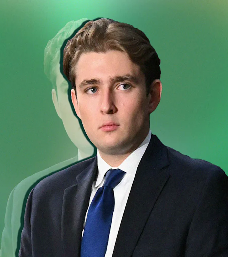 Just 30 minutes ago at the university, Barron Trump.... See more