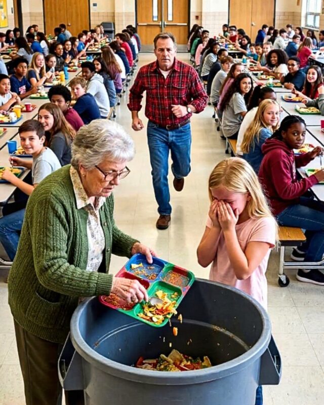 I decided to stop by my six-year-old daughter’s school to surprise her—but froze when I saw her teacher dump her lunch into the trash and shout, “You don’t deserve to eat.” She had no idea who I really was.