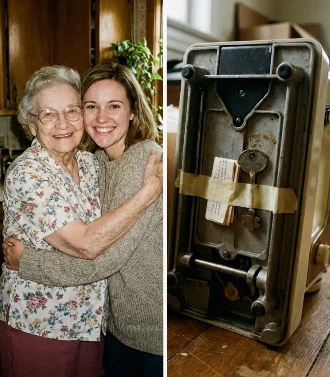 My Grandmother Left Her House to the Neighbor and Gave Me Only Her Old Sewing Machine – Then I Found a Key and a Note Taped to It