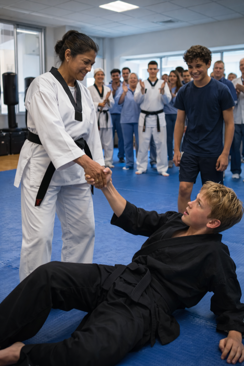 He Mocked the Janitor—Seconds Later, She Humiliated the Champion