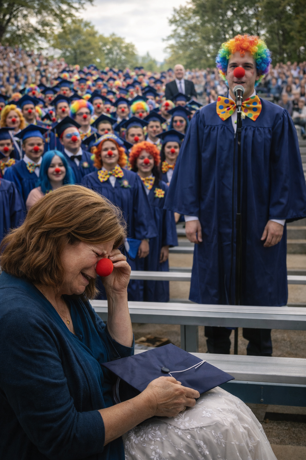 My Daughter's Classmates All Showed up to Graduation as Clowns – When I Found Out Why, I Couldn't Stop Crying