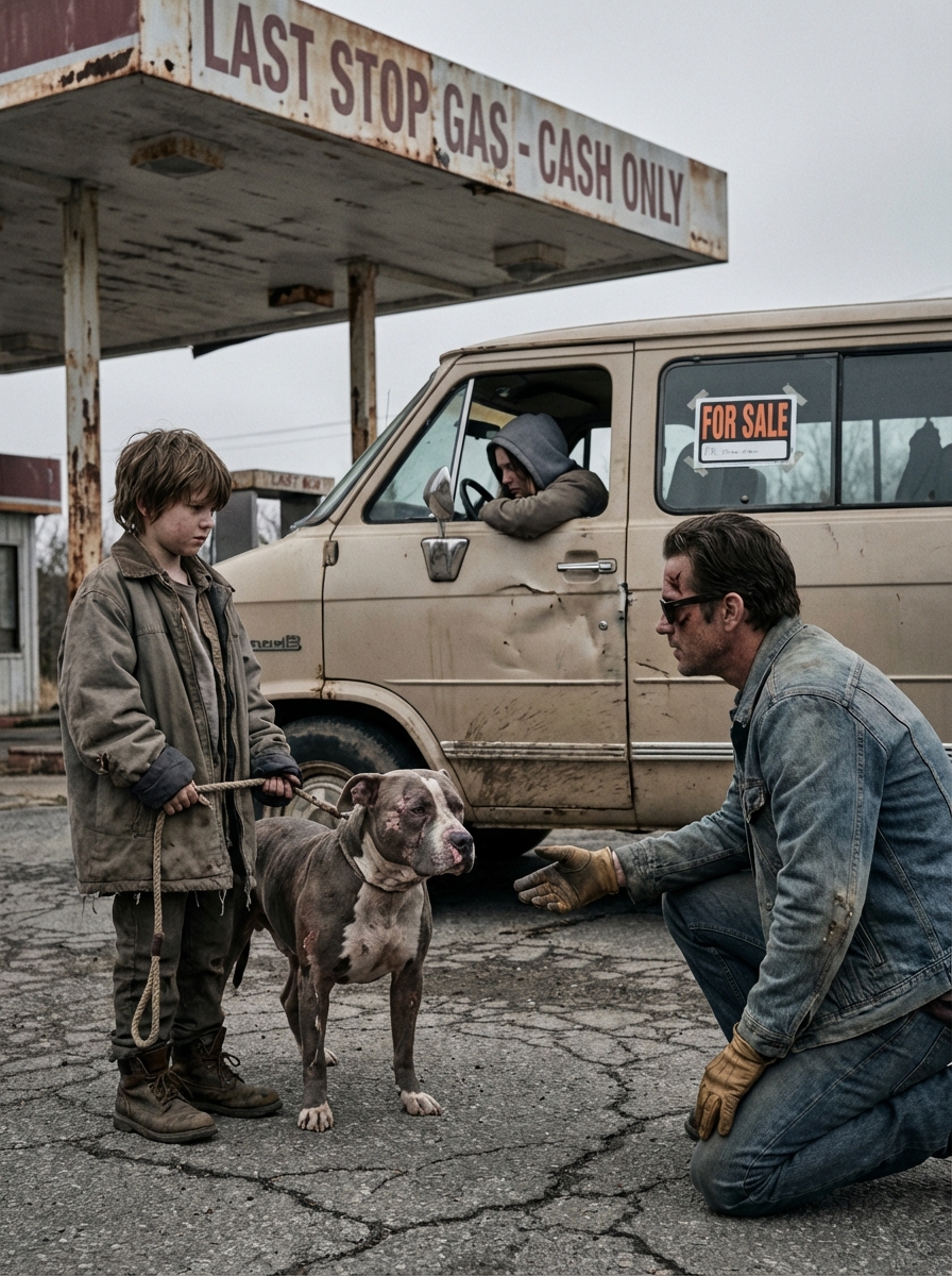 A seven-year-old boy gave me a letter from death row and introduced his badly scarred pitbull, and what my tough biker club did next transformed both their lives in ways no one could have predicted.