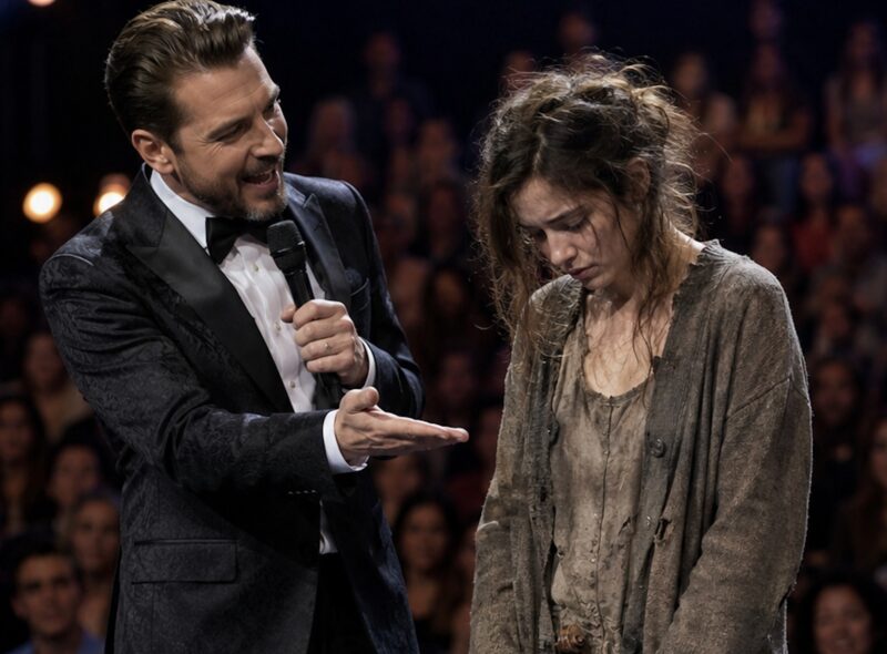 A young girl came to a music competition to perform with an old, nearly falling-apart violin: people only laughed at her and even tried to force her off the stage, but soon the girl did something that left the entire audience in shock...