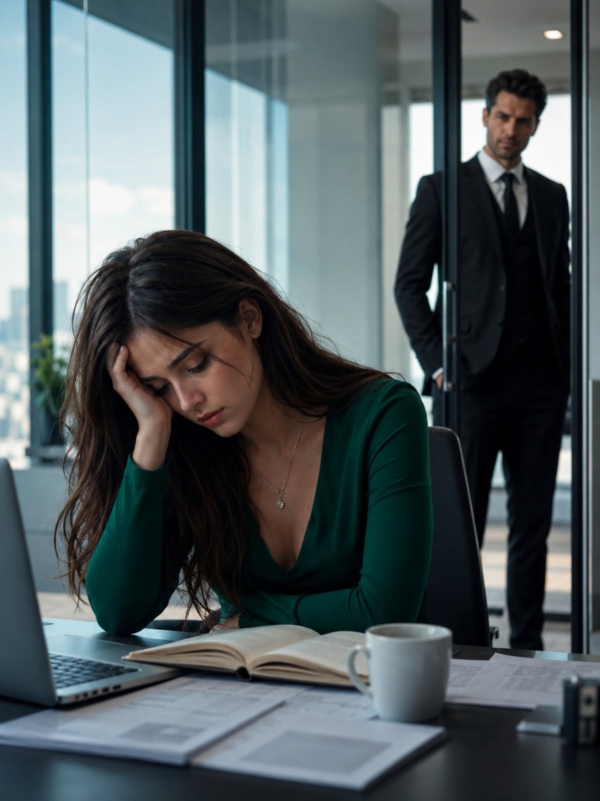 Everyone Walked Past Her After Work—Except the CEO Who Never Spoke