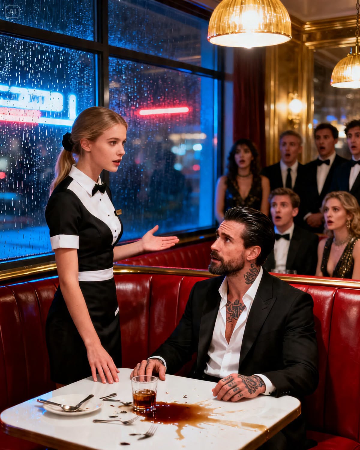 “Think You’re Tough? Prove It!” the Mafia Boss Mocked—Then the Waitress Stunned Him With One Move