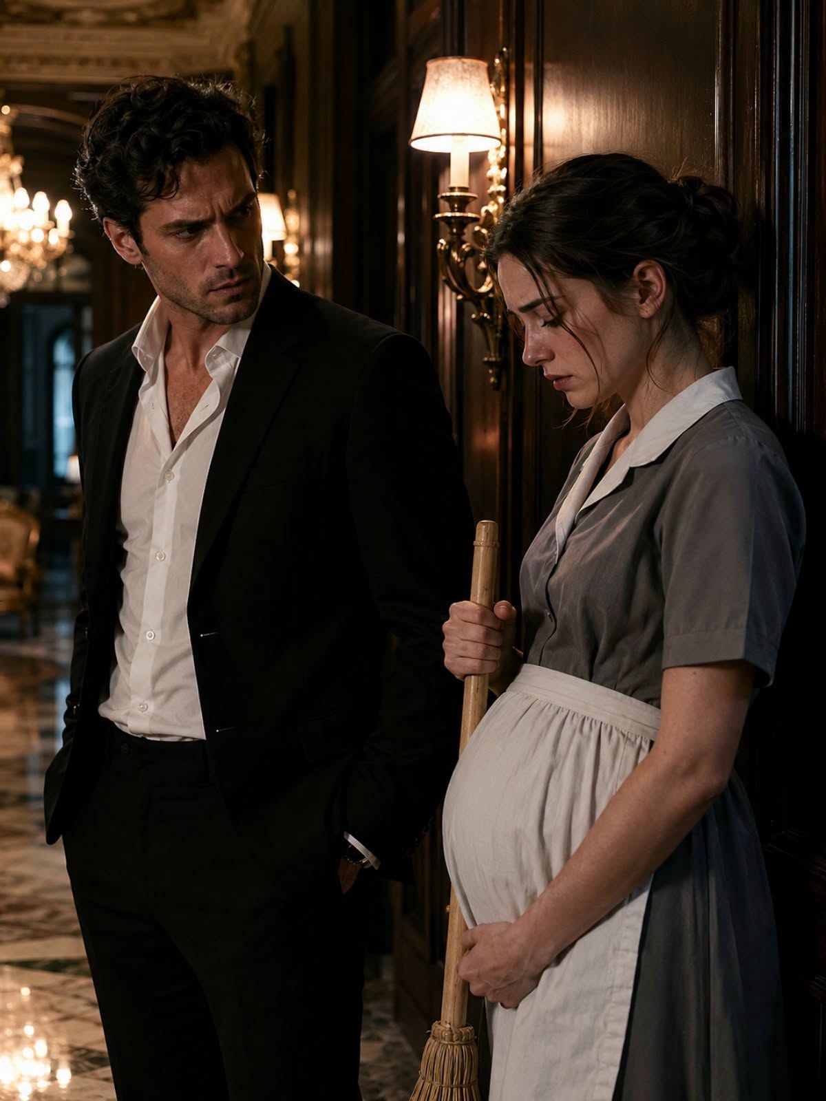 “Who Did This to You?” the Mafia Boss Whispered—Then Recognized the Pregnant Maid
