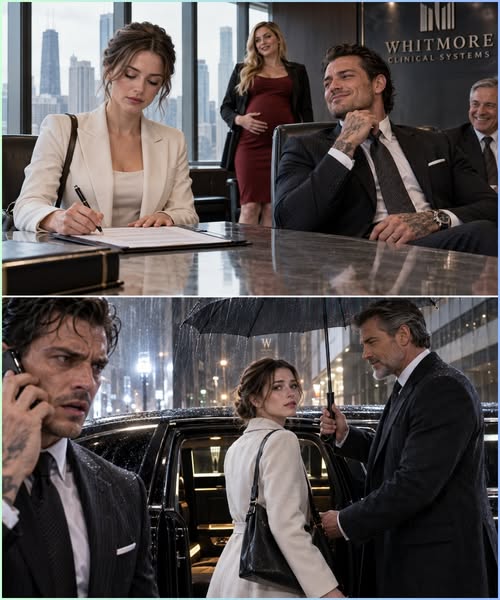 He Smirked When His Silent Wife Took Almost Nothing in the Divorce, Then a Billionaire’s Limo Stopped for Her and His Entire Company Went Dark