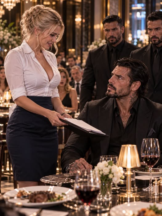 The Mafia Boss Was Used to Everyone Avoiding Him—Until One Waitress Sat Something on His Table and Changed Everything