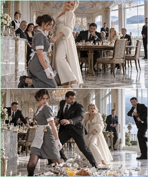 The silver bell struck the edge of the breakfast tray hard enough to make every crystal glass in the room seem to tremble. - Spotlight8