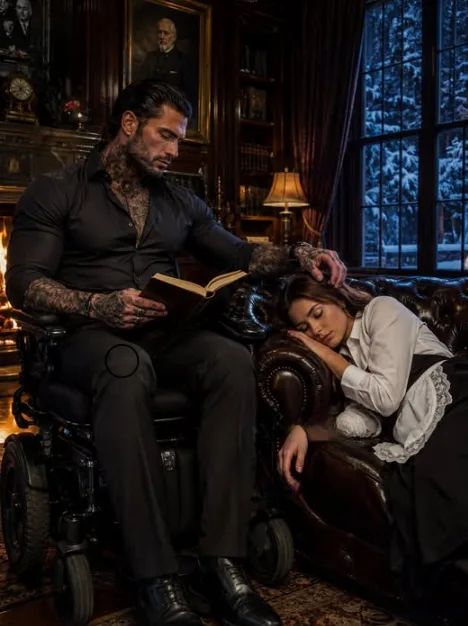The Paralyzed Mafia Boss Hadn’t Smiled in Years—Until He Woke to Find His Exhausted Maid Sleeping Beside Him