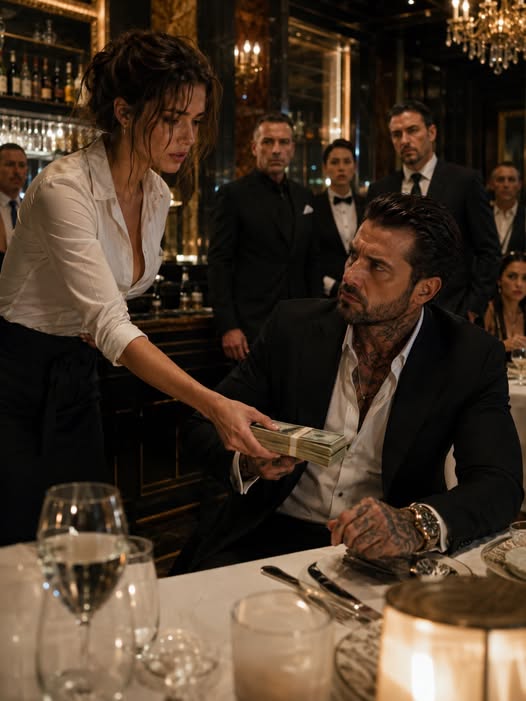 The Mafia Boss Tested Her With $1,000, But the Waitress’s Choice Changed Everything. The $1,000 Sat on the Table Like a Loaded Gun, and Nora Blake’s Trembling Hand Hovered Inches Above It