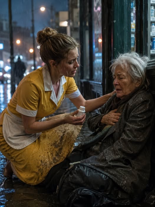 The Poor Waitress Saved an Old Lady Having a Heart Attack—Unaware She Was the Mafia Boss’s Mother