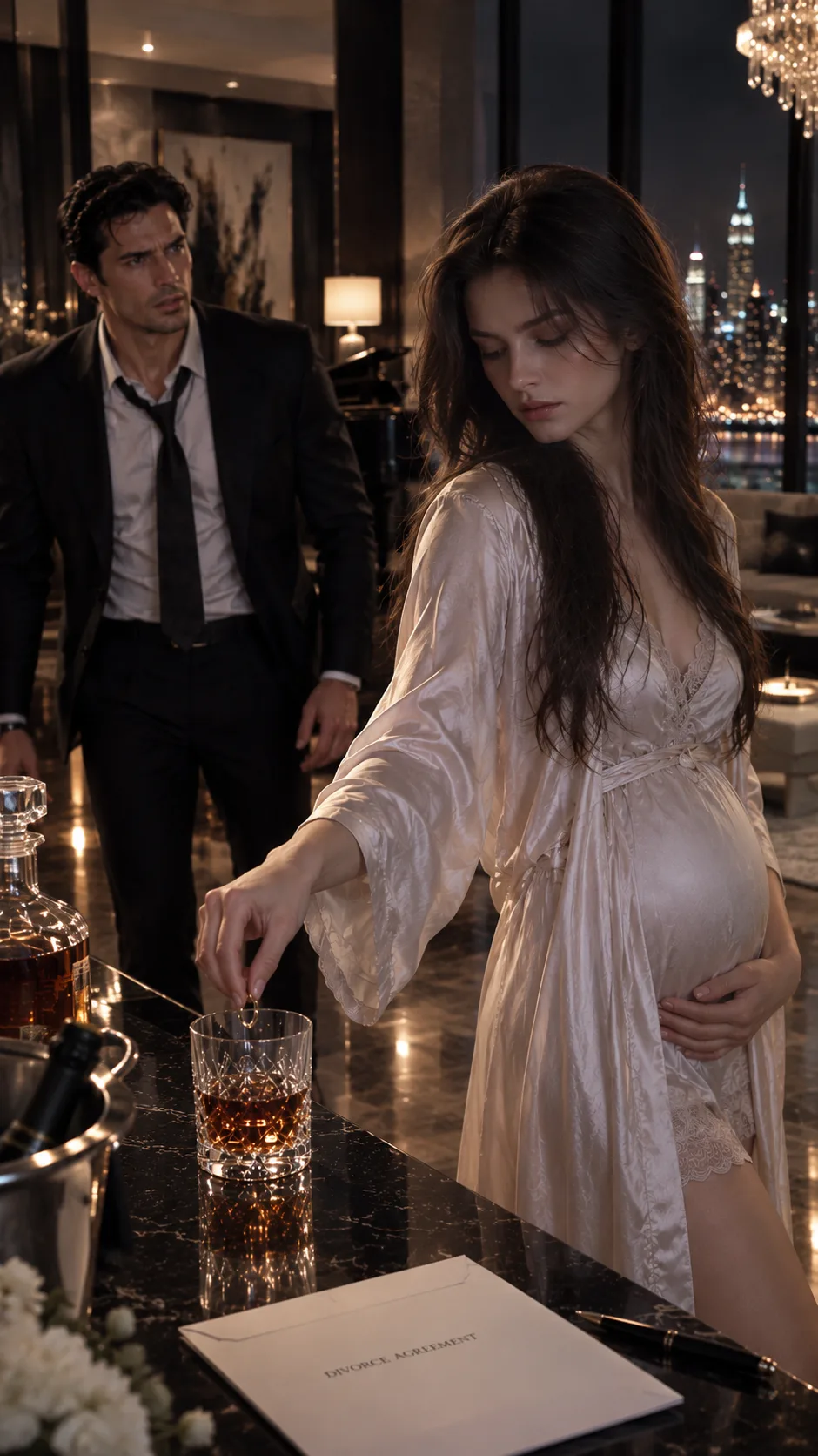 The Billionaire Returned From His Mistress’s Bed - Then His Pregnant Wife Tossed His Ring Into His Drink