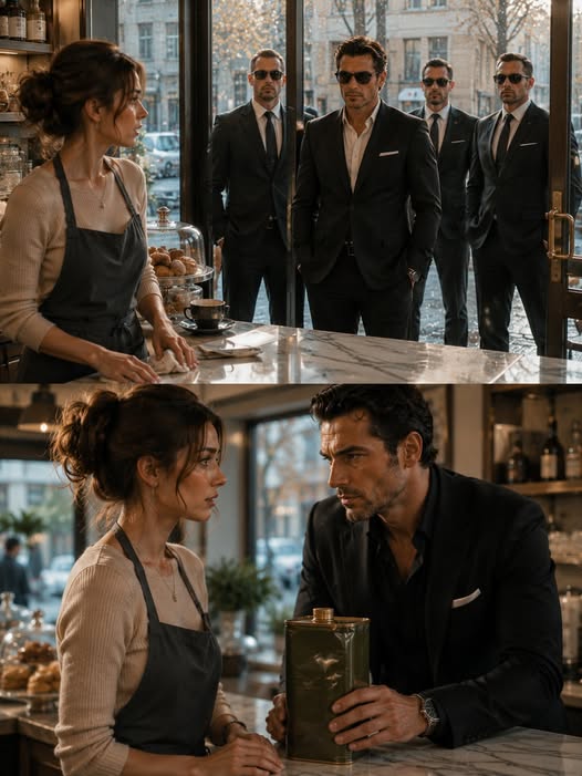 I Carried an Elderly Man's Groceries Through Freezing Rain—The Next Morning, Four Bodyguards Closed My Café for a Private Visit, and Their Mafia Boss Placed a Dented Tin of Olive Oil on My Counter Spotlight8