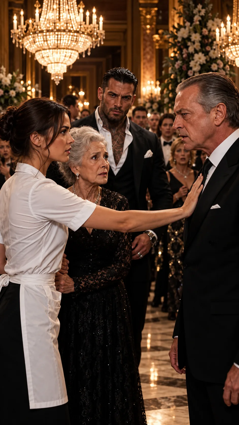 The Mafia Boss Watched His Mother Being Humiliated—Until a Poor Maid Took a Stand and Changed Everything