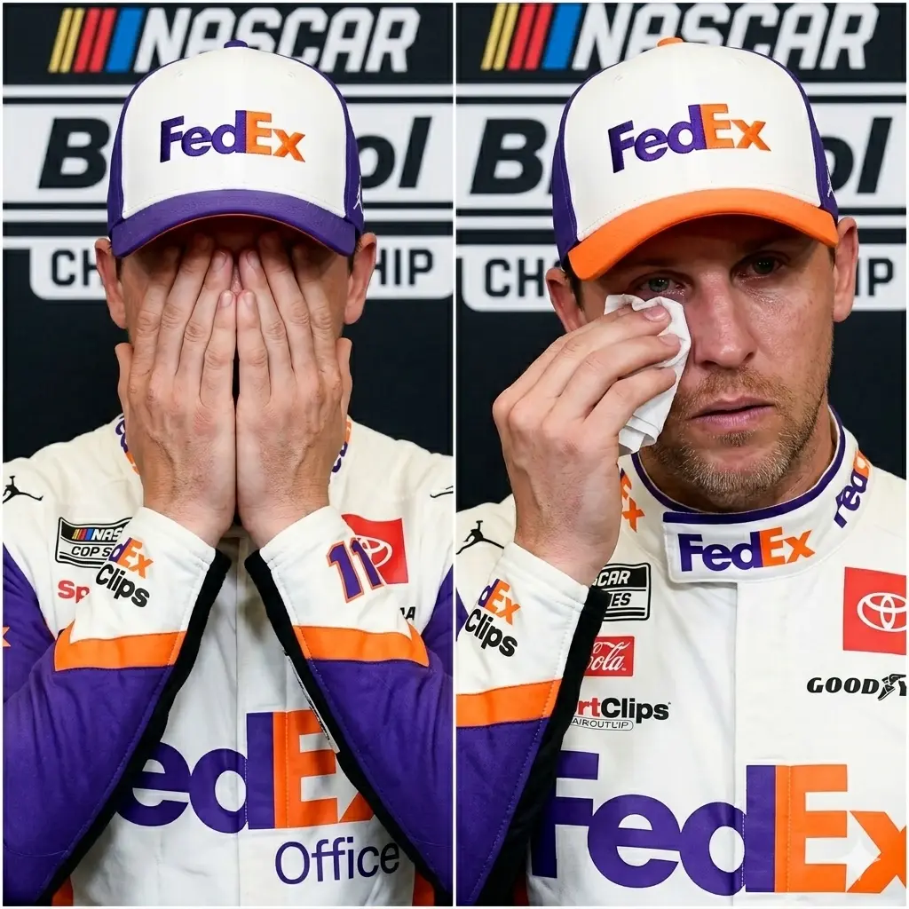 🚨 BREAKING NEWS: 20 minutes ago, after winning the Cracker Barrel 400 in Nashville, driver Denny Hamlin has been confirmed…