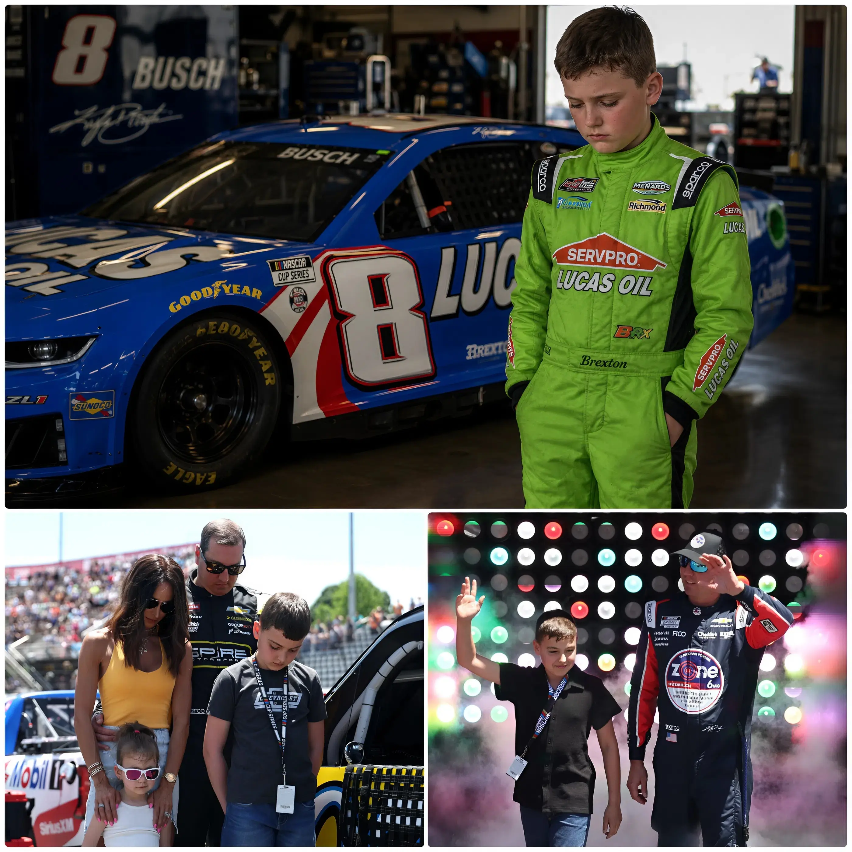 HEARTBREAKING 🚨🏁 While the NASCAR world is still mourning Kyle Busch, one imagined moment involving his son Brexton is breaking hearts everywhere