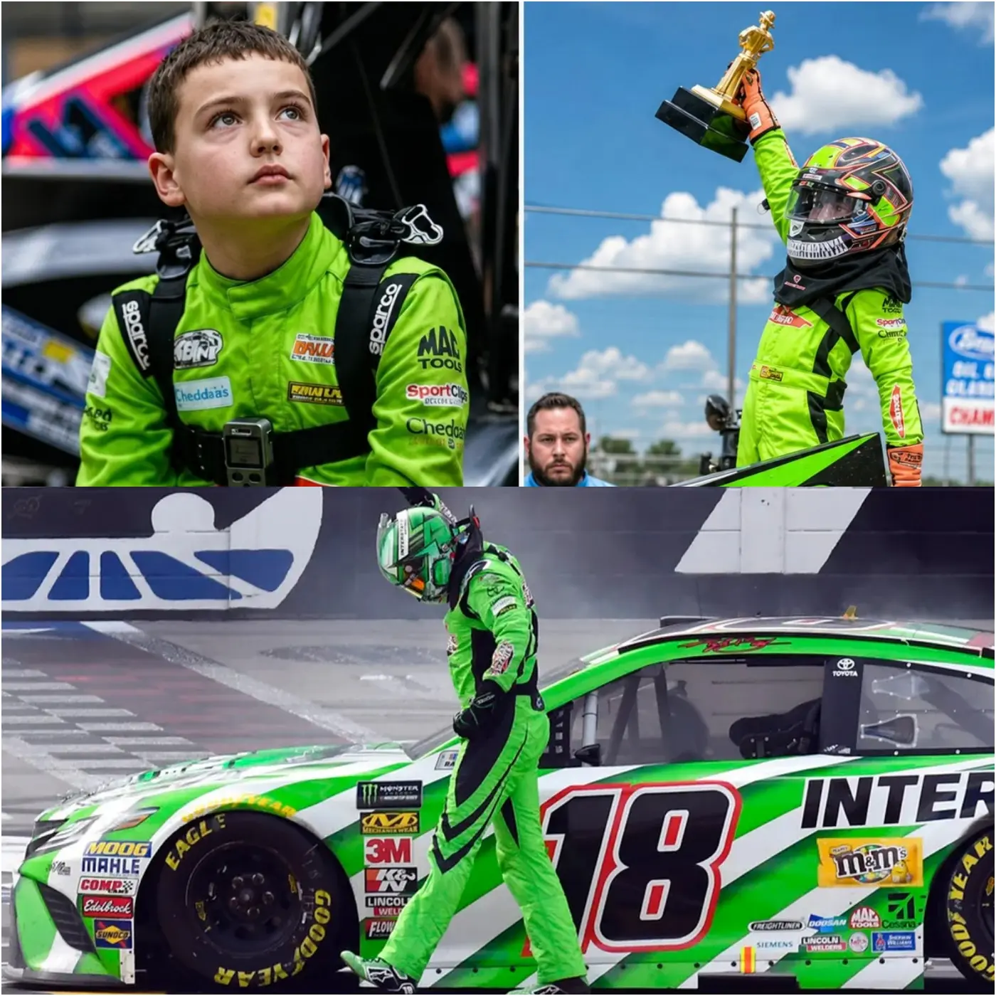 “HE’S RACING LIKE HE’S CARRYING TWO HEARTS…” — THE EMOTIONAL JOURNEY OF YOUNG BREXTON BUSCH IN THIS FICTIONAL STORY THAT HAS LEFT THE KARTING WORLD SILENT