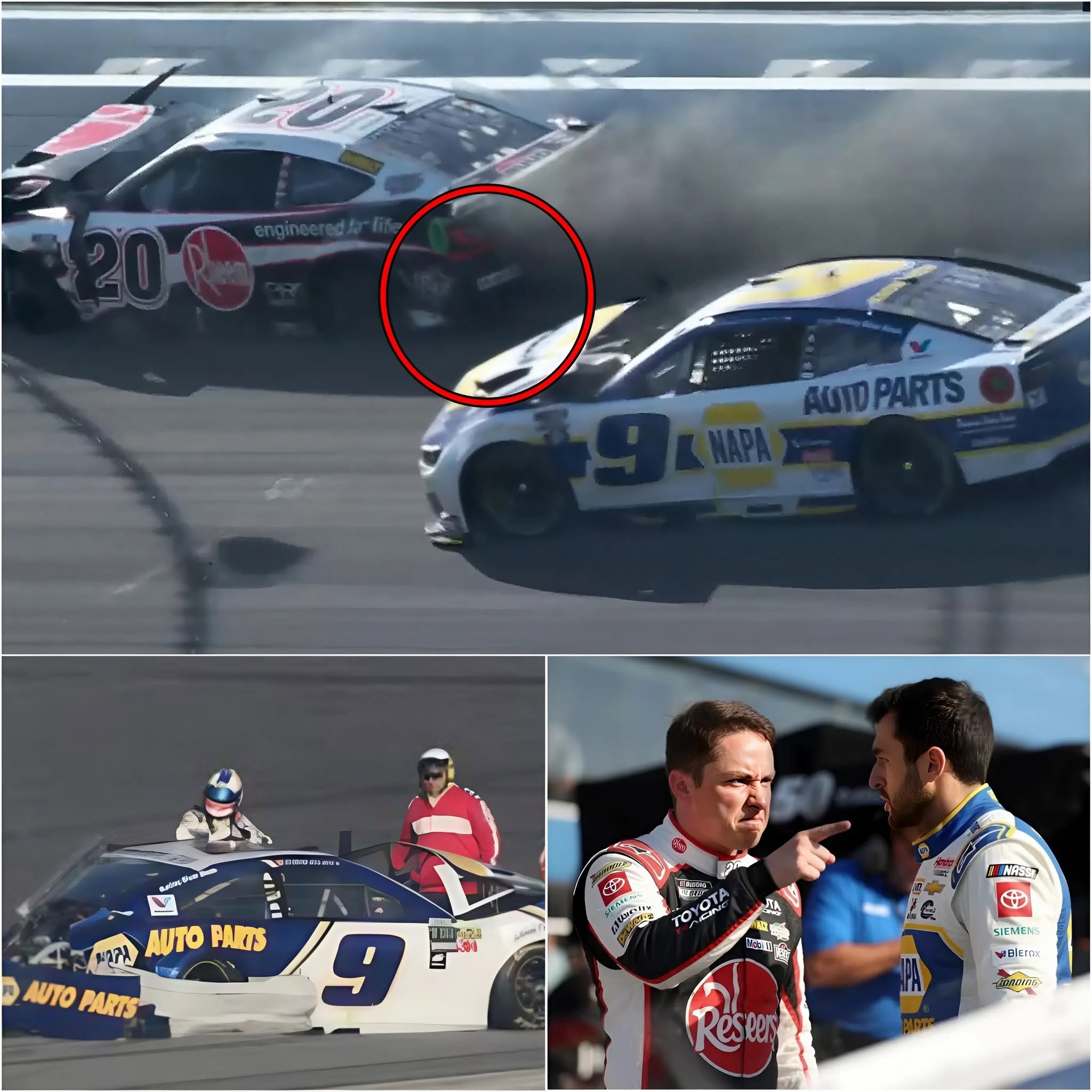 🚨 SHOCKING NASCAR DRAMA: Christopher Bell lost his cool on the radio following a controversial collision with Chase Elliott on Lap 148—"He drove right into me!" But just minutes later, a chilling revelation from Bell himself stunned the entire pit lane, turning the incident into a massive point of contention across the racing world… 🏁