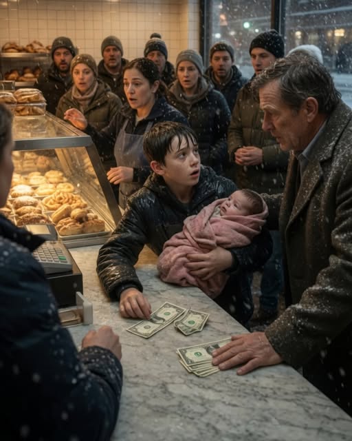 Please… do you have any old bread left for two dollars?”  The little boy’s voice came out so soft that the bell over the bakery door almost swallowed it.  Almost.