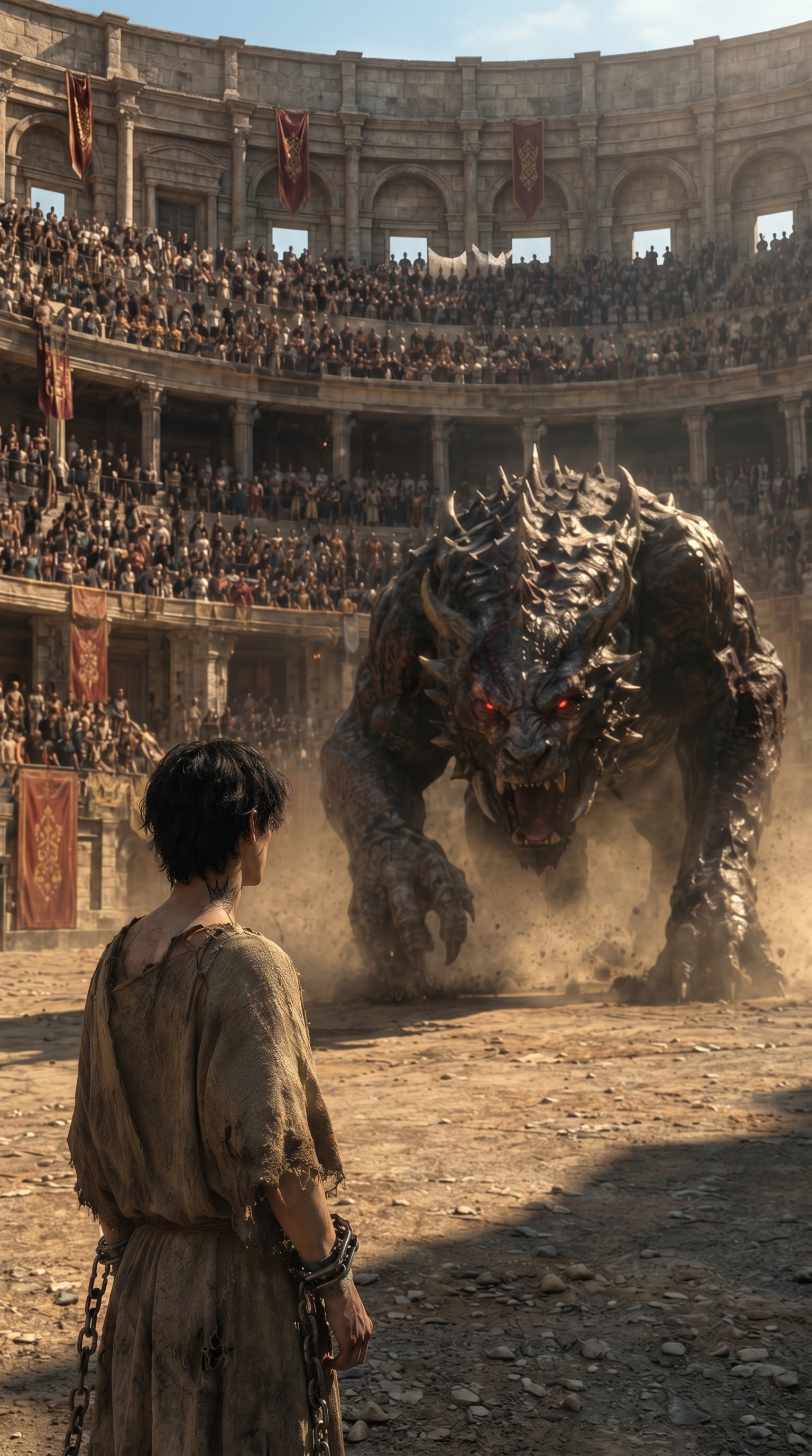 Kharos Arena had never seen a single survivor It was not a prison. It was not a battlefield. It was a place where nobles gathered to turn human lives into entertainment.