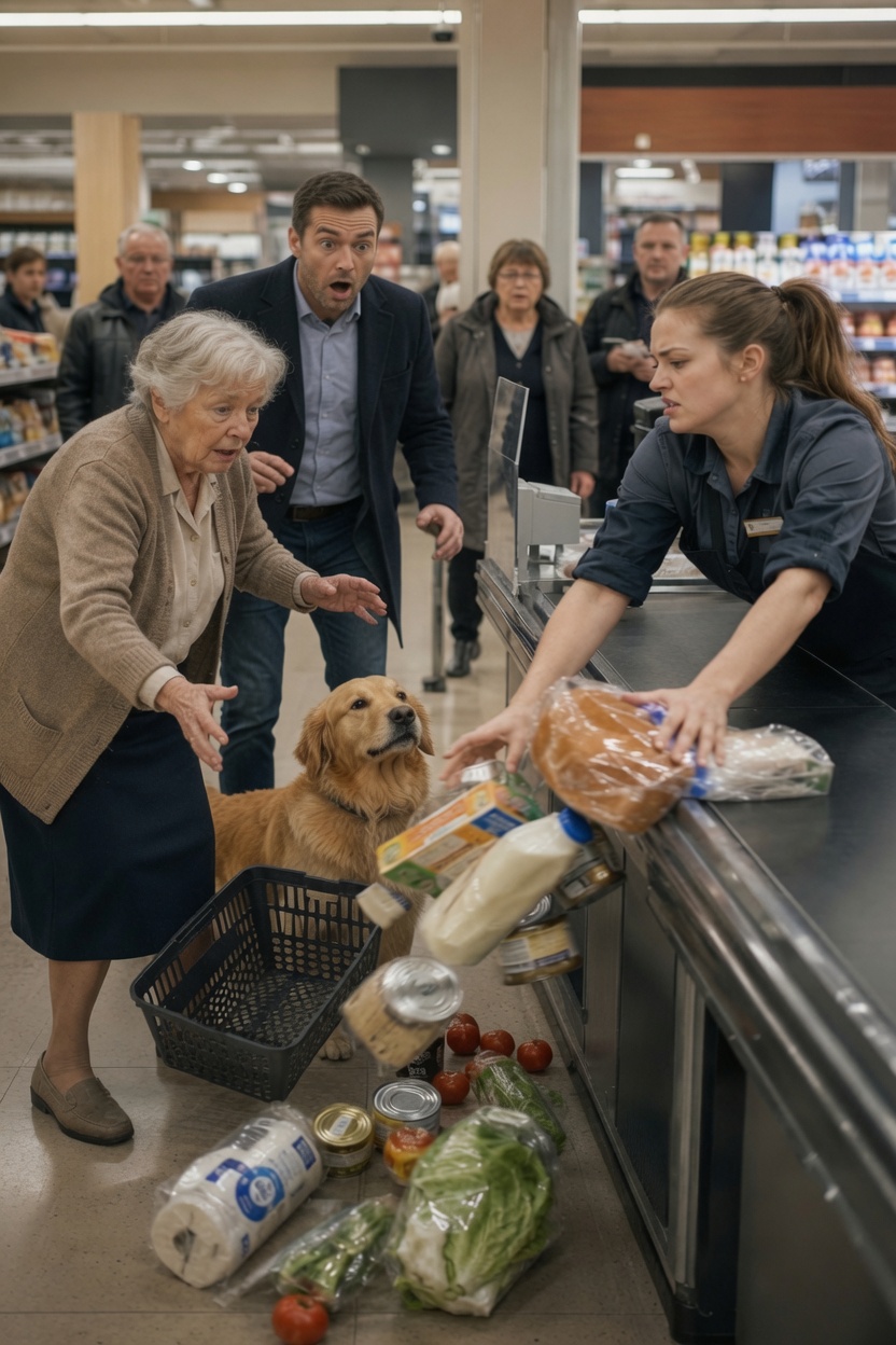 Part 2: Cashier Threw Old Woman Groceries On Supermarket Floor