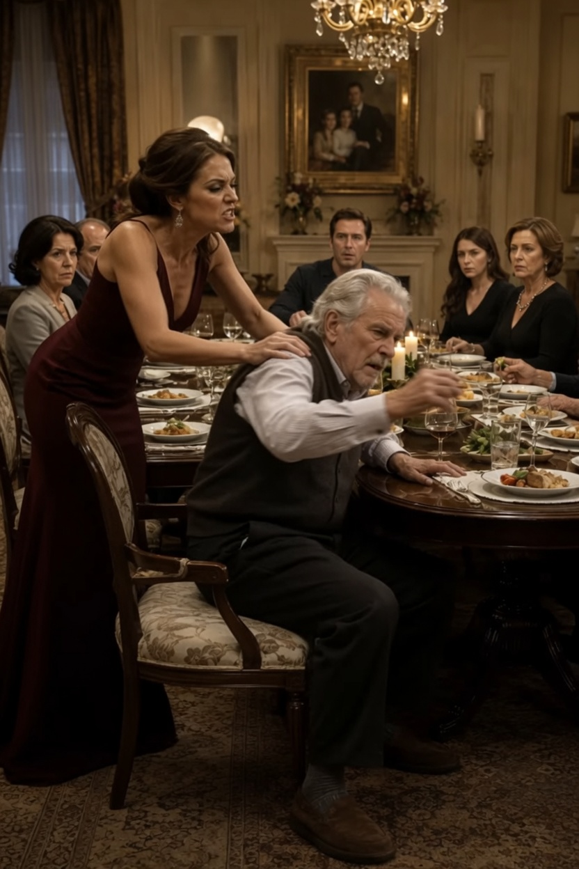 Part 2: She Pushed Her Father-in-Law Away From the Table. His One-Word Reply Broke Her