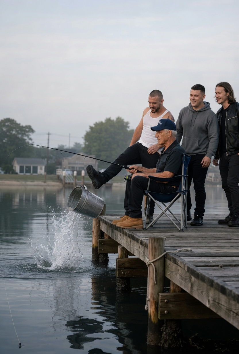Part 2: Three Thugs Threatened an Old Fisherman—Then Instantly Regretted It When They Learned Who He Was
