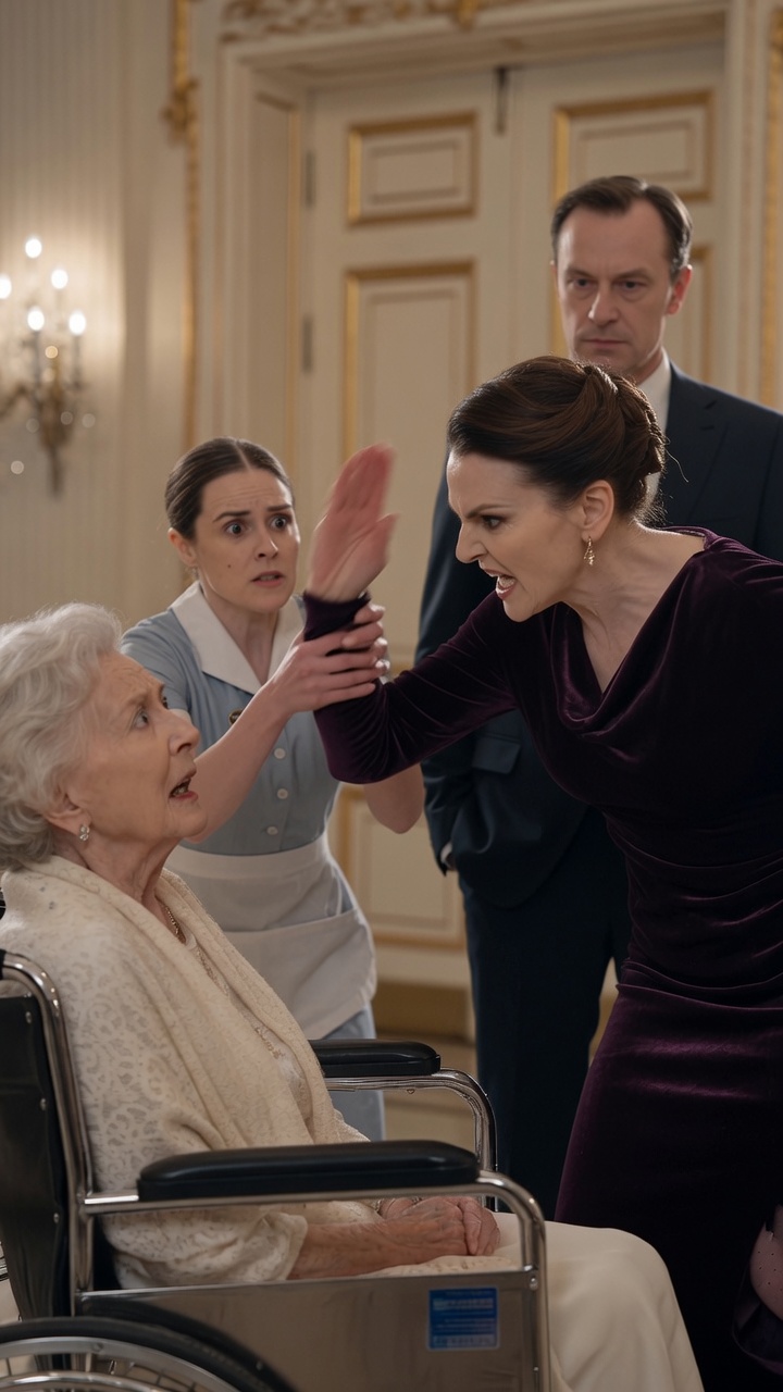 A Brave Maid Risks Everything to Protect a Helpless Elderly Woman