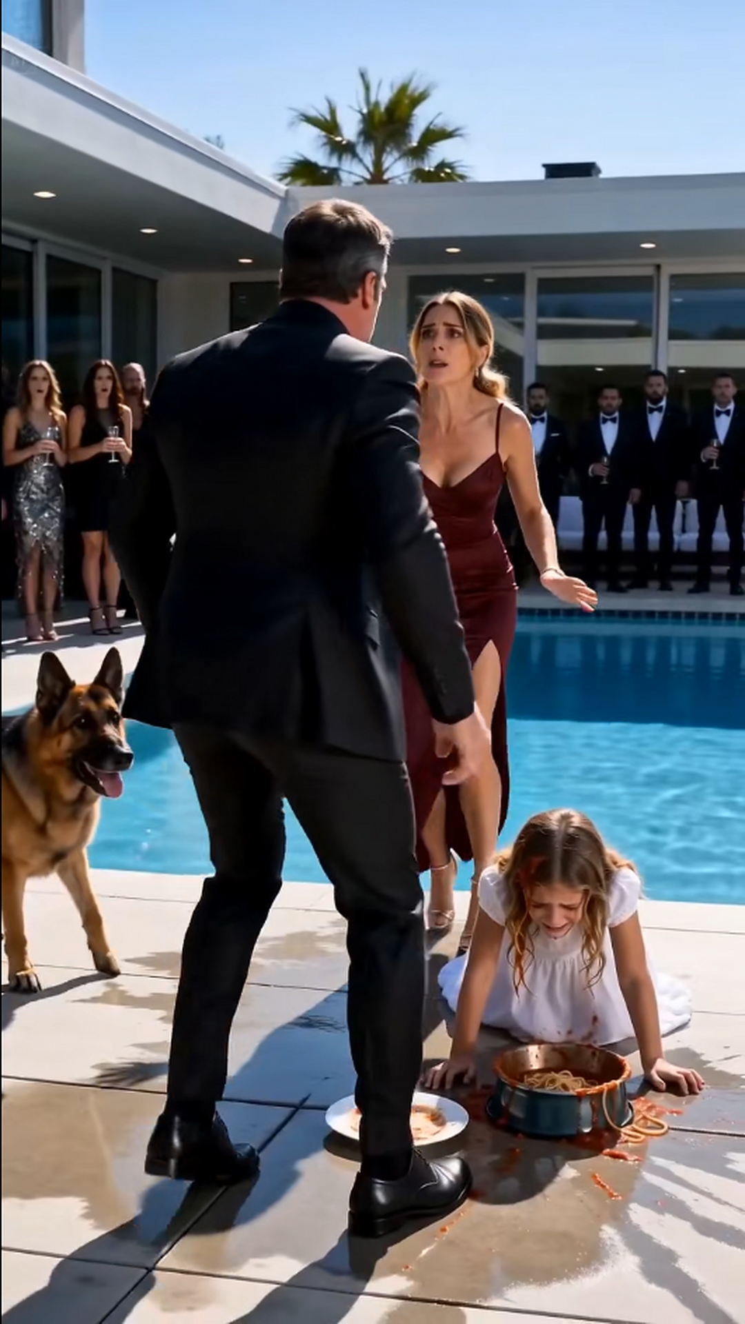 A Shocking Poolside Humiliation Revealed Betrayal Inside The Billionaire's Mansion