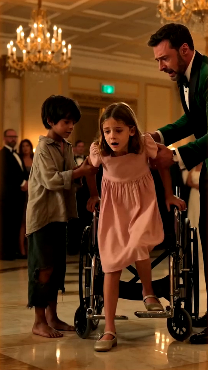 Barefoot Boy Defied Wealthy Father And Helped His Daughter Stand