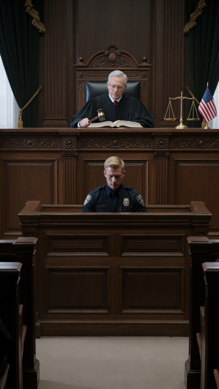 Framed Officer Faces Prison Until His Loyal Partner Arrives Running