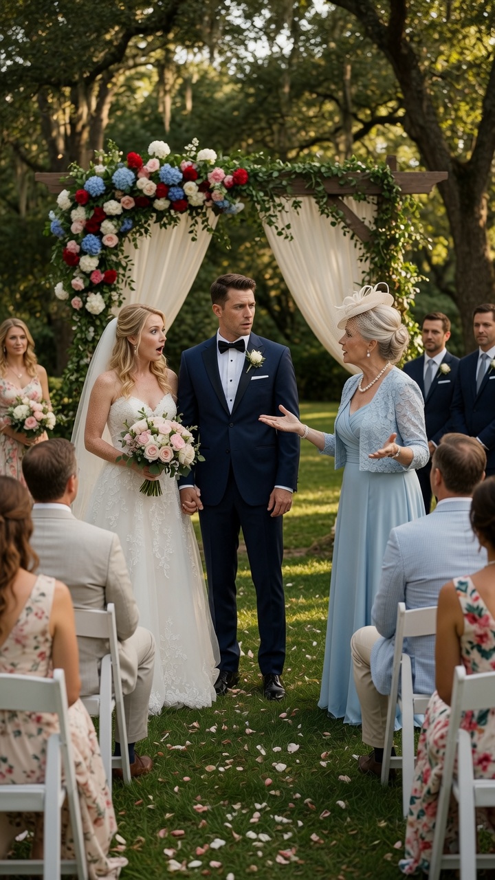 Groom Freezes When Bride Confronts His Mother Before Everyone Watching