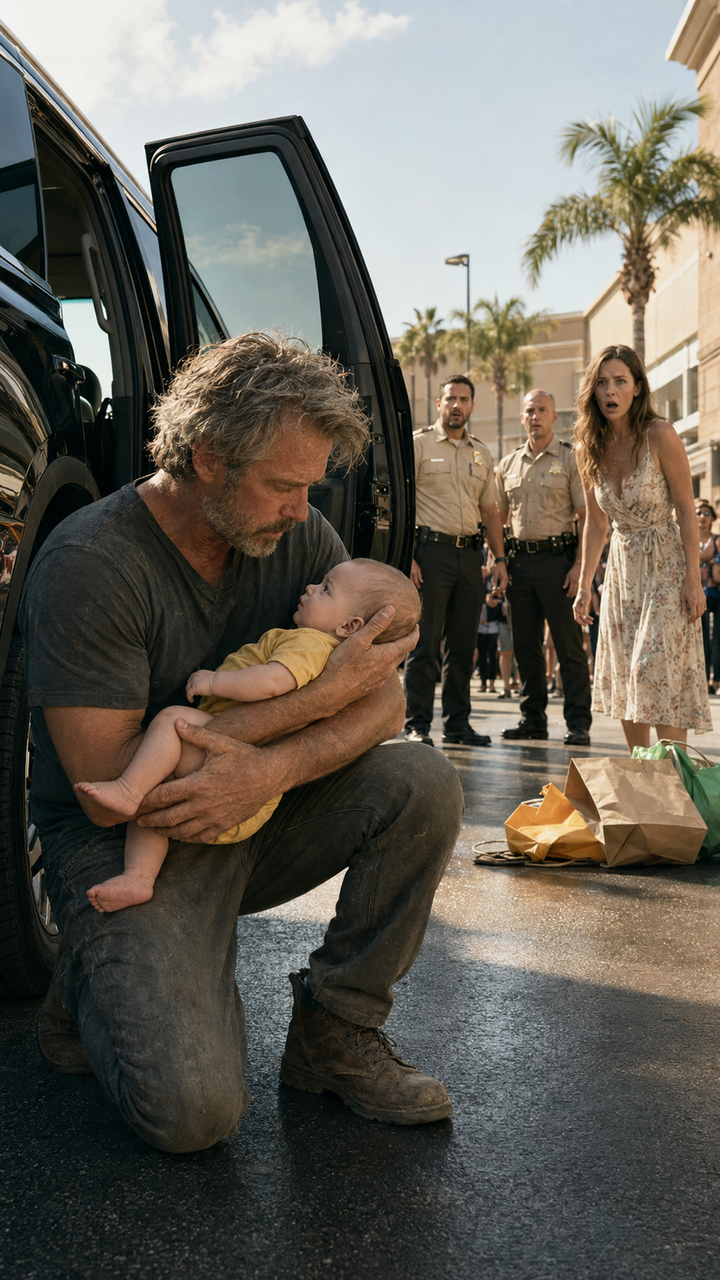 Homeless Man Smashes Luxury SUV Window to Save a Baby