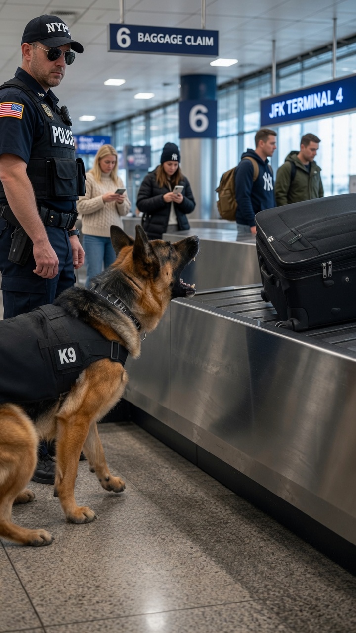 K9 Bob Discovers Terrifying Secret Hidden Inside Abandoned Airport Luggage