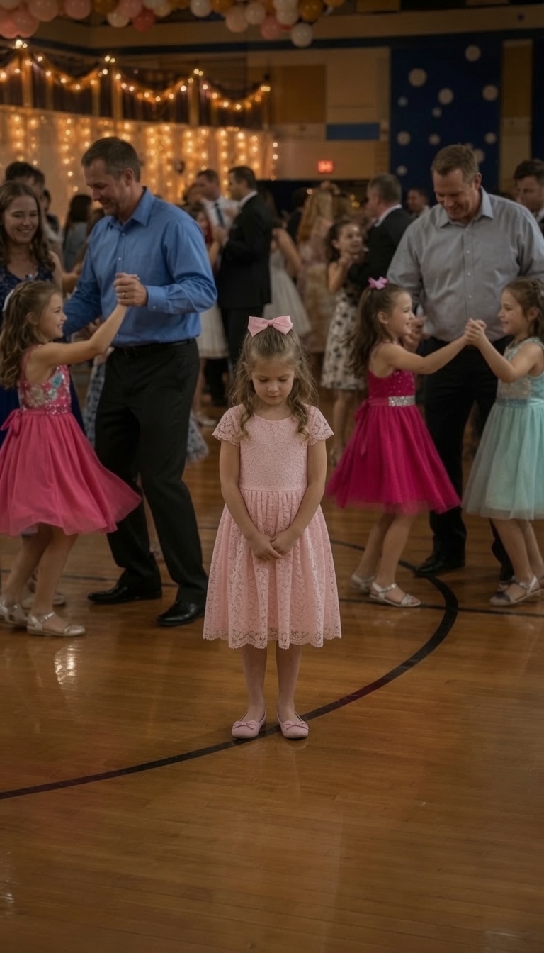 Little Girl Came To Dance But Her Father Never Arrived There