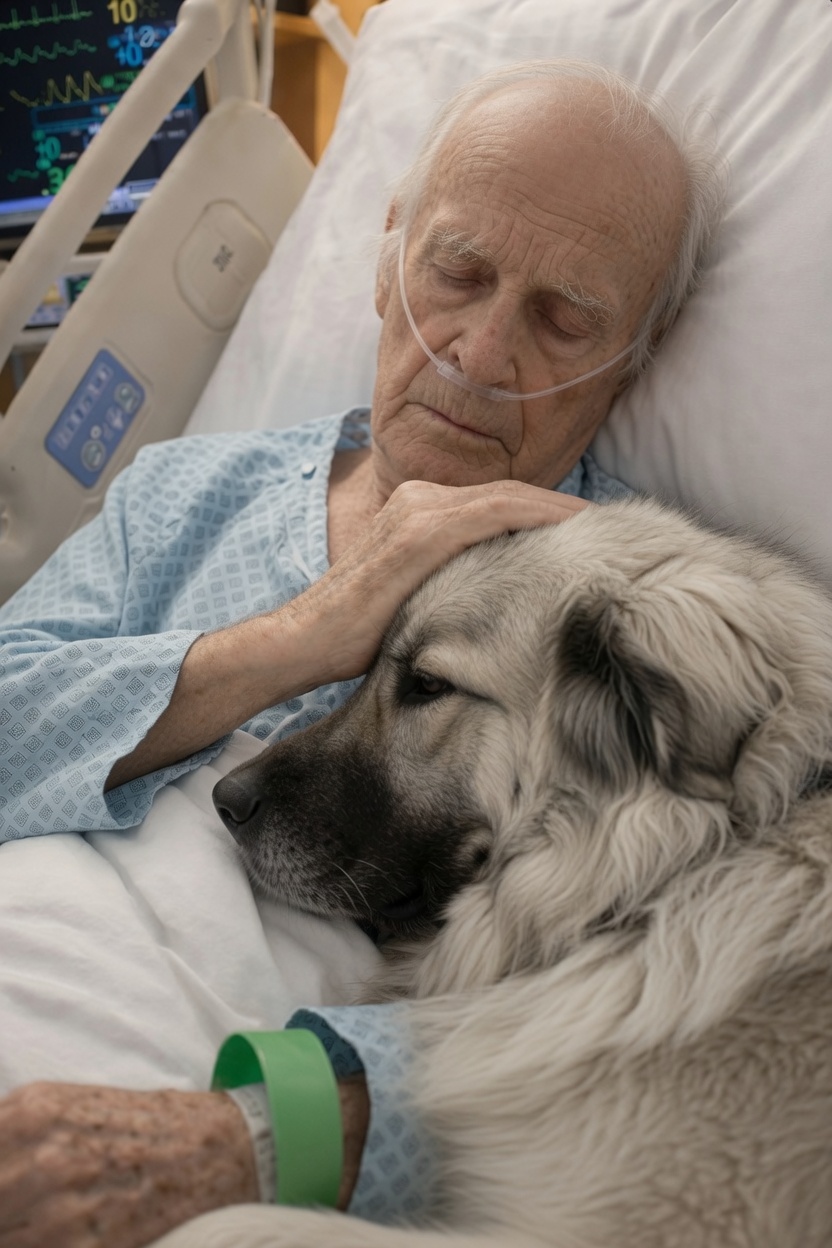 Part 2: Faithful Golden Retriever Refused Leaving Elderly Owner During His Final Hospital Days