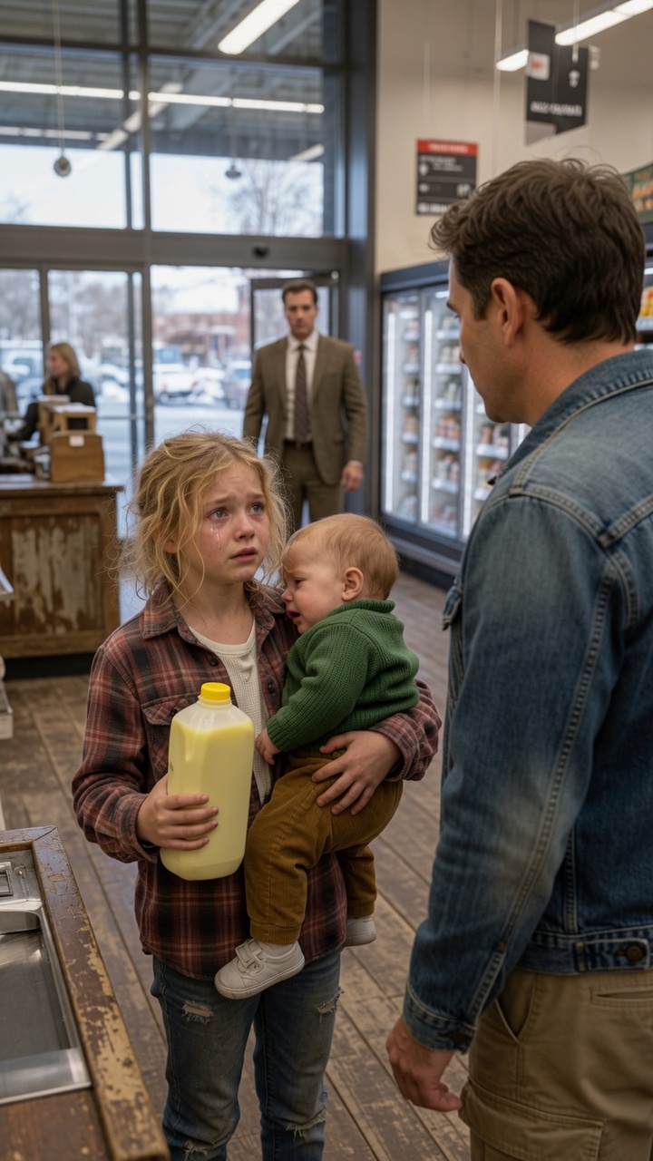 Part 2: Hungry Girl Carrying Her Crying Baby Brother Asked for Milk—One Bracelet Revealed a Secret That Changed Everything