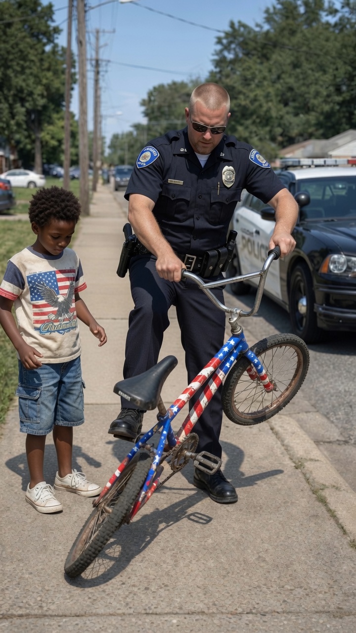 Police Officer Smashed Little Boy's Bicycle Before Everyone Watching Fell Silent Forever