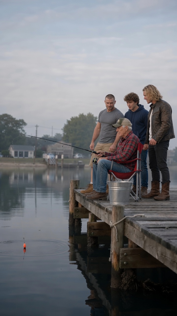 Three Bullies Challenged Quiet Fisherman Without Knowing His Incredible Hidden Secret Inside