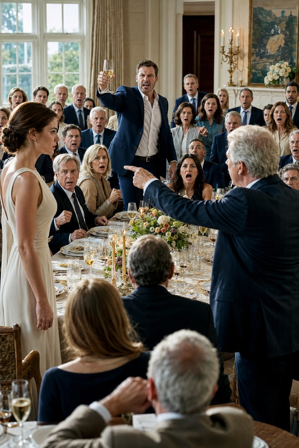 Dad Said: “Leave Now.” My Husband Stood Up: “Let Me Make A Toast First.” Then He…