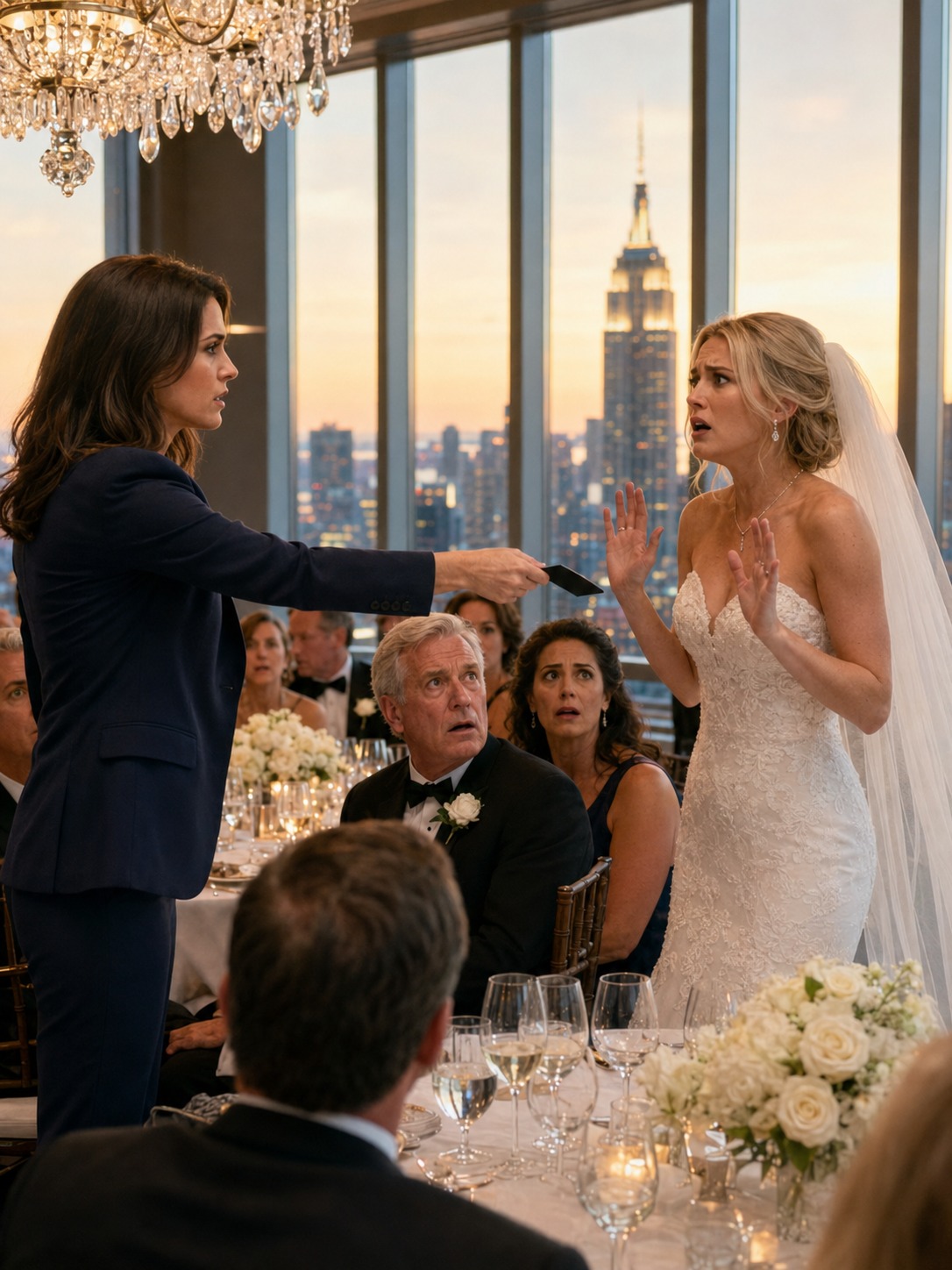 At my sister’s engagement party, she stood in front of our whole family, smiled like I meant nothing, and announced that I wasn’t family anymore—but when the bill came, her fiancé’s card failed, my parents’ cards failed, every rescue failed, and I quietly handed the waiter my black card, only for him to stare at me in shock and say the one sentence that made the entire room realize they had humiliated the wrong woman