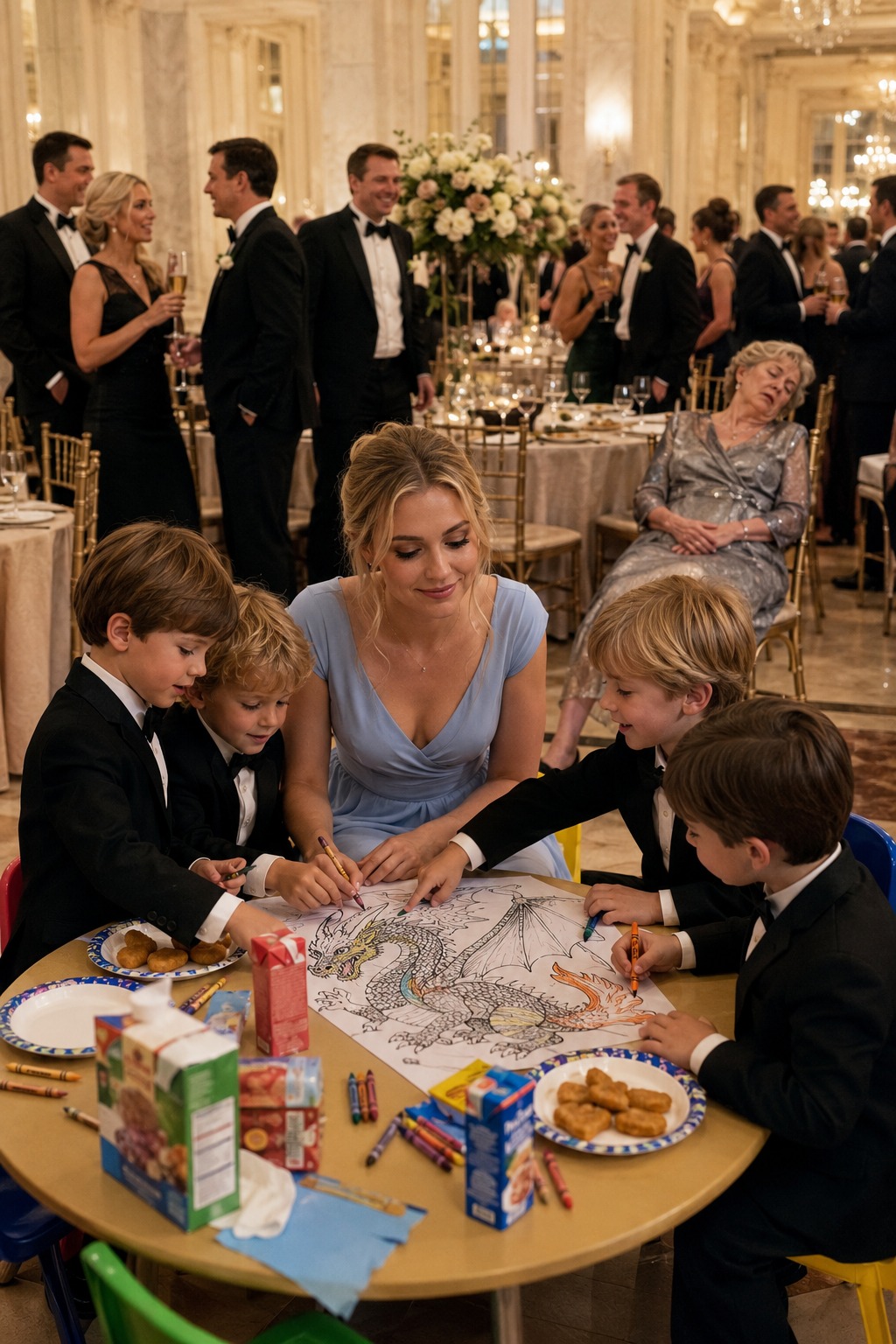 I thought it was a joke when my brother pointed to the kids’ table and said, “You don’t fit the vibe. Sit back there and don’t talk to my boss.” Ten minutes later, his billionaire CEO walked past every VIP in the room, dragged out a child-sized chair beside me, and said, “I’ve been looking for you.” By sunrise, my brother’s perfect wedding, his job at Nebula — and our entire family dynamic — would be on fire.