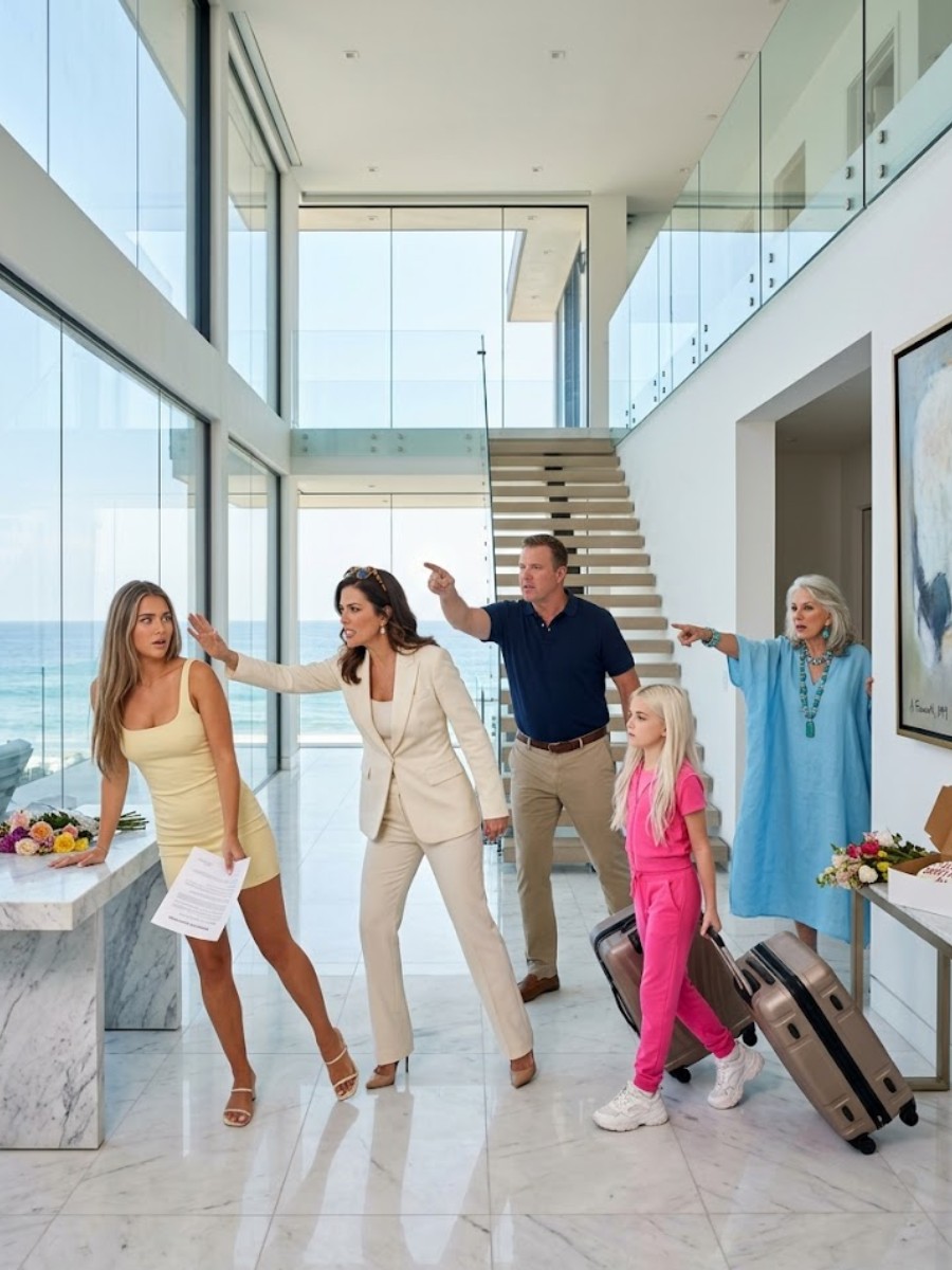 On my twenty-first birthday, my grandmother handed me the deed to her Malibu mansion and said it was mine, legally and completely. Six hours later, my mother showed up with my father behind her and my spoiled younger sister dragging designer suitcases across my marble floor, announcing that Aubrey would be moving in because “the family” needed the house more than I did