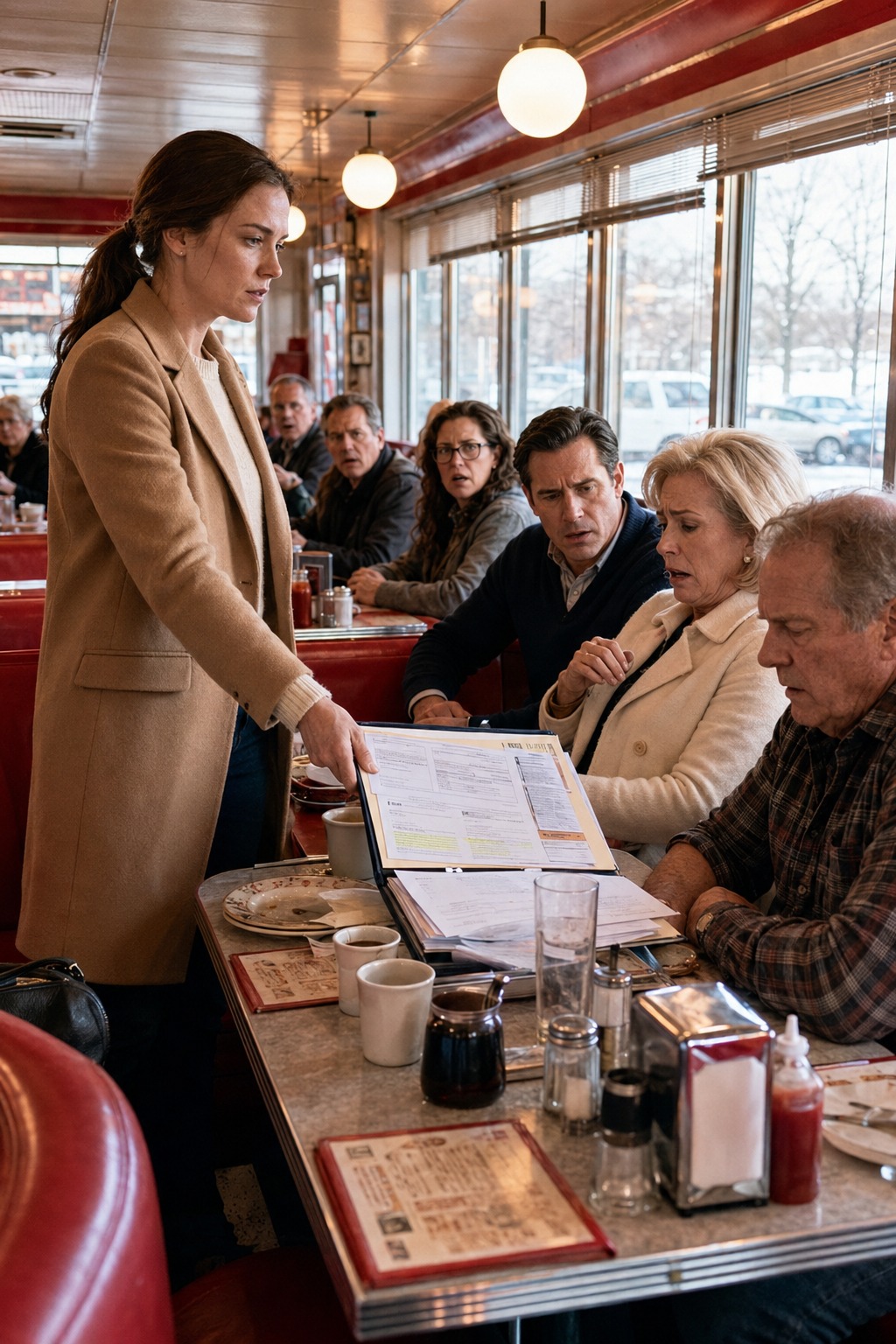 At holiday lunch, my mom leaned in and whispered, “You need to stop relying on the family.” Everyone else just kept eating. I drove home in total silence, opened my laptop, and calmly cancelled every bill, loan payment, and cabin expense I’d quietly been covering for years. Three days later, my brother called screaming that the cabin had no heat — and a week after that, my mother got a legal notice she did NOT expect.