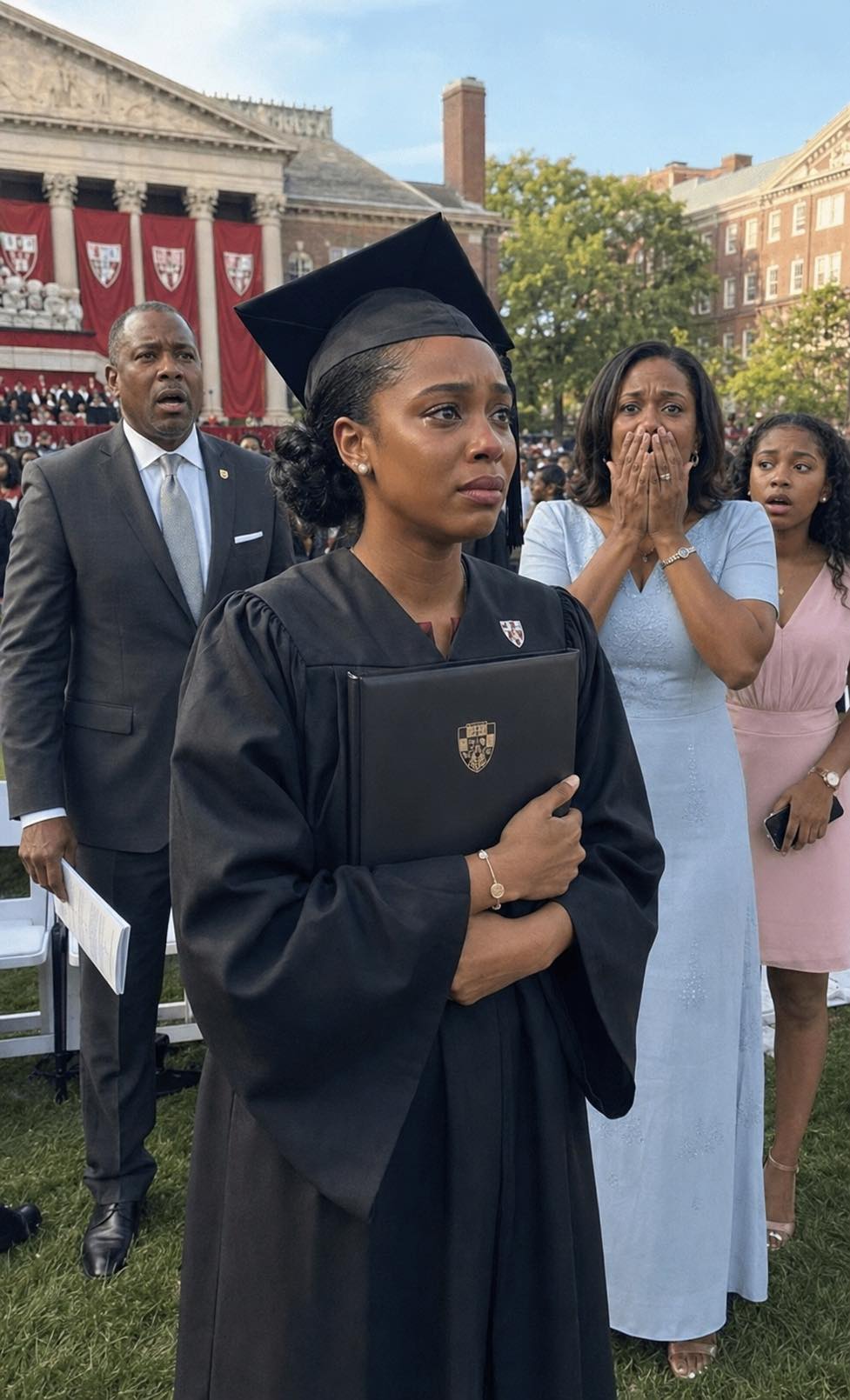 “They told me to take the bus to my Harvard graduation because they were buying my sister a Bentley,” my father said like it was the most reasonable thing in the world—but three days later, when I walked across that stage and the dean said one more sentence into the microphone, I watched his program slip from his hands and realized some silences break louder than applause. - News